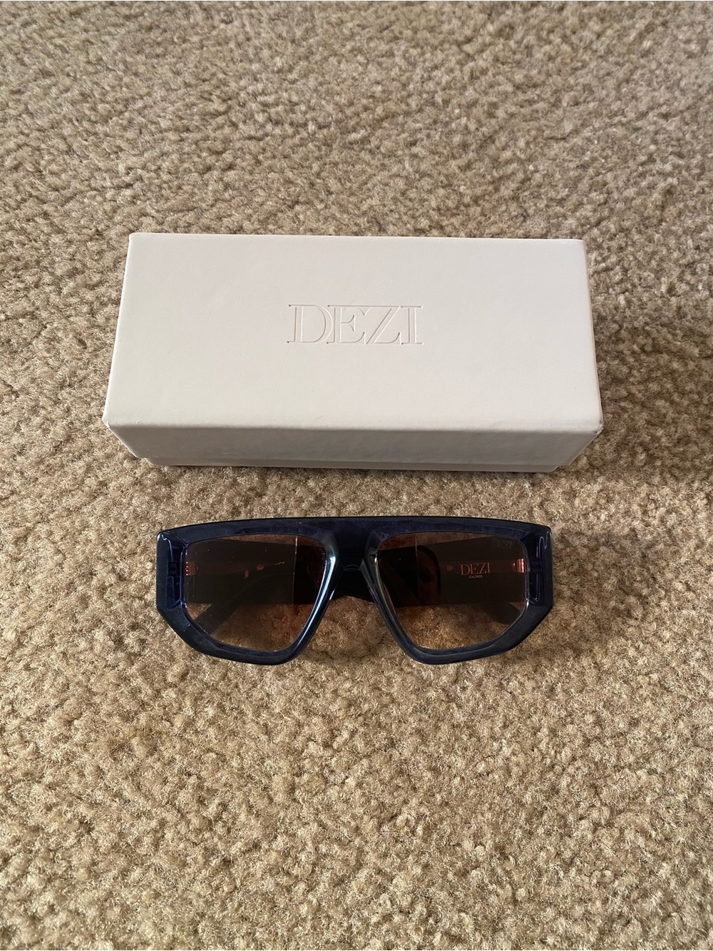 DEZI Backtrack Sunglasses Blue Lens